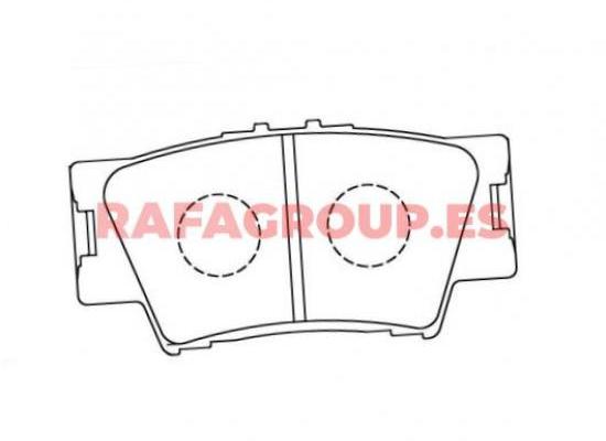 RG6890 - Pastillas de freno